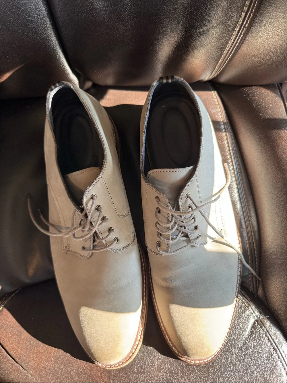 Cole Haan Oxford Casual Dress Shoes Grey Size 13 Lightweight